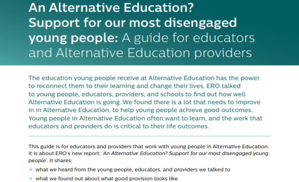 Alternative Education Guide For Providers