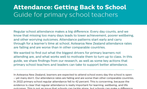 Attendance Primary Guide Image