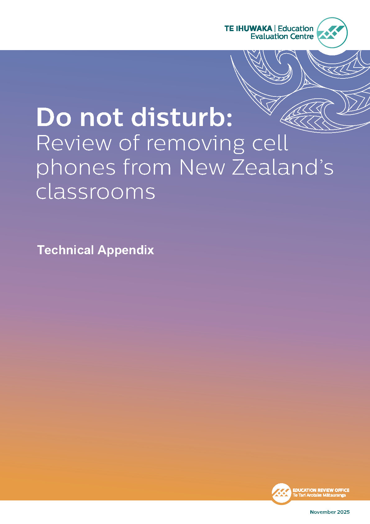 Do not disturb: A review of removing cell phones from New Zealand’s classrooms – Technical appendix