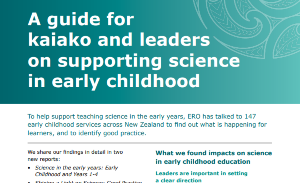 Kaiako Guide Science