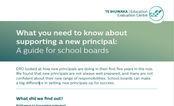 New Principals Guide For Boards